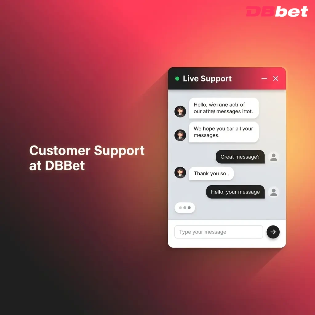 DBBet customer support team available 24/7 in Bangladesh via live chat and email for betting and casino queries