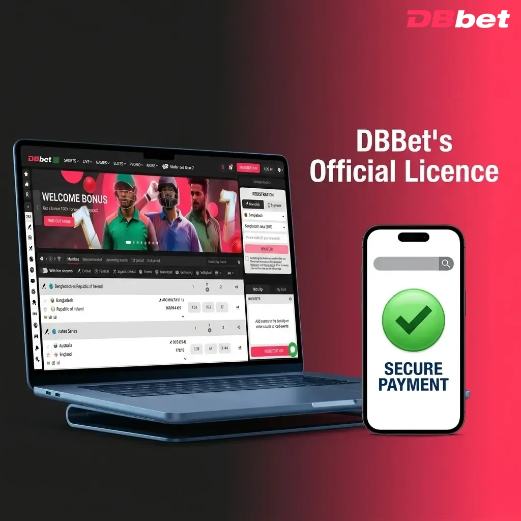 DBBet official gaming licence ensuring fair play, financial transparency, and player protection for Bangladesh users