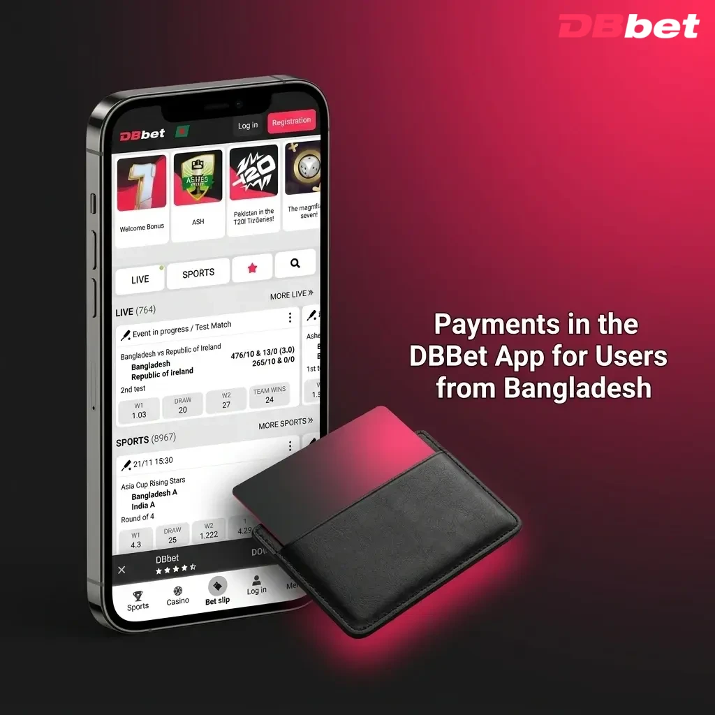 DBBet app payment methods for Bangladesh users including Nagad, Bkash, Rocket, and crypto options
